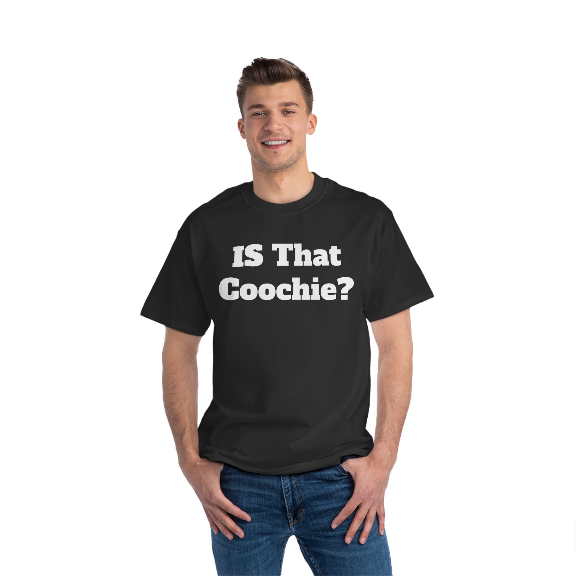 "Is That Coochie?" Graphic Tee - Playful & Stylish Statement Shirt for men