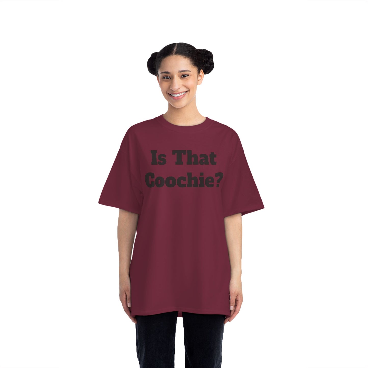 "Is That Coochie?" T-Shirt - Bold & Humorous Graphic Tee