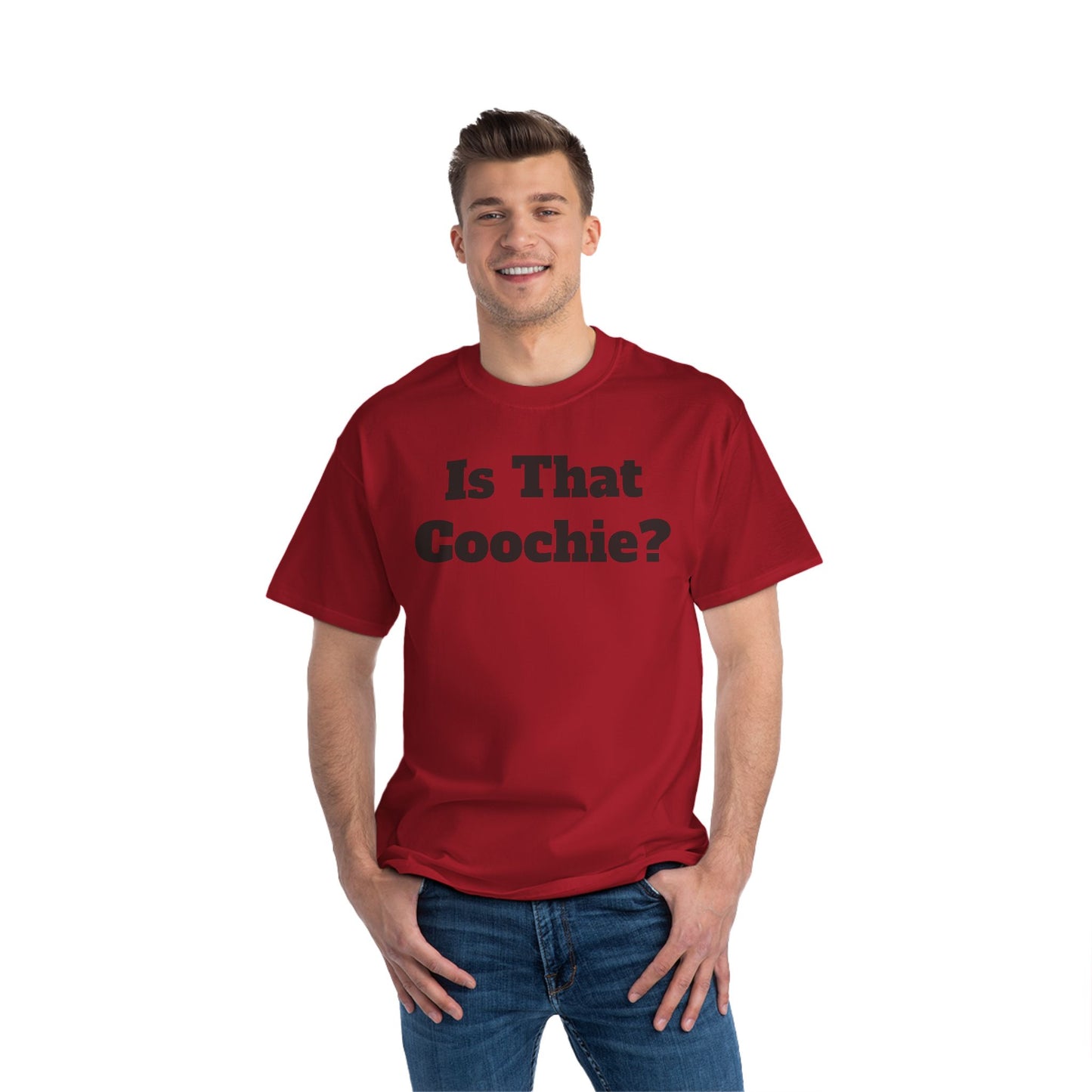 "Is That Coochie?" T-Shirt - Bold & Humorous Graphic Tee