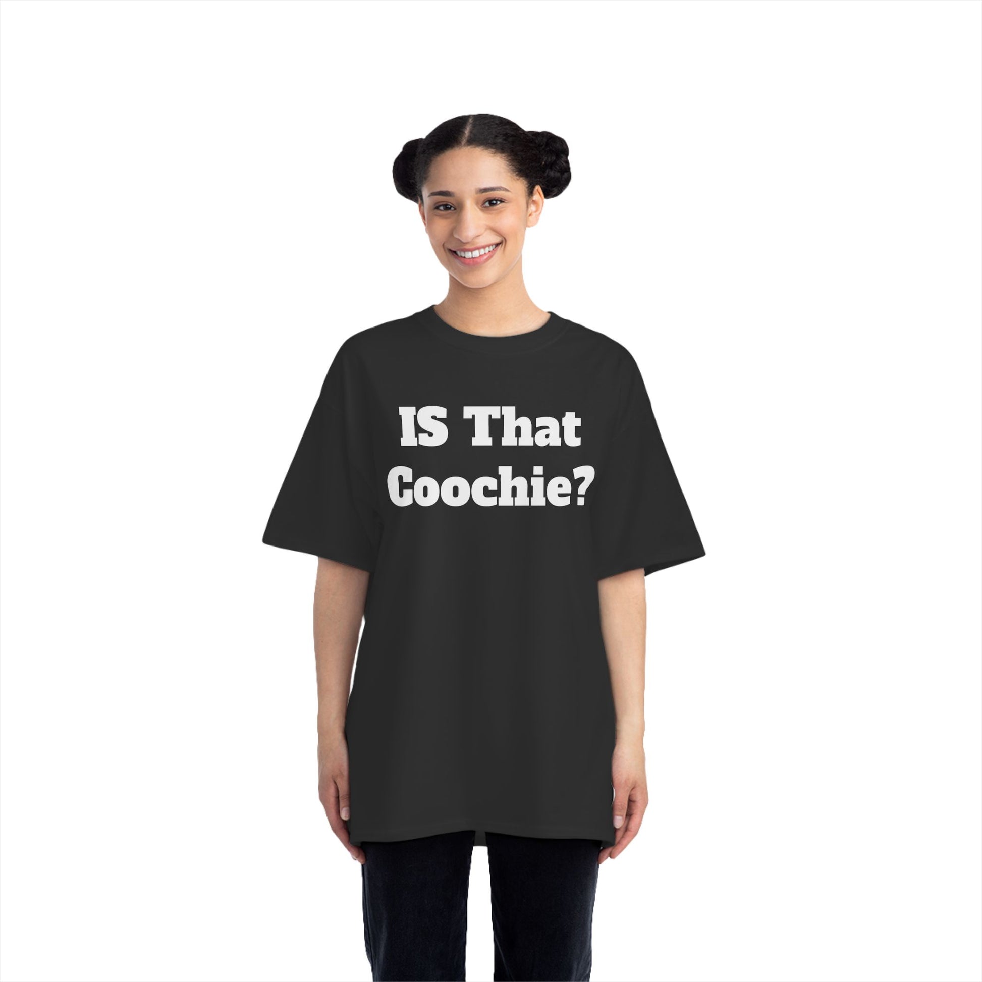 "Is That Coochie?" Graphic Tee - Playful & Stylish Statement Shirt for women