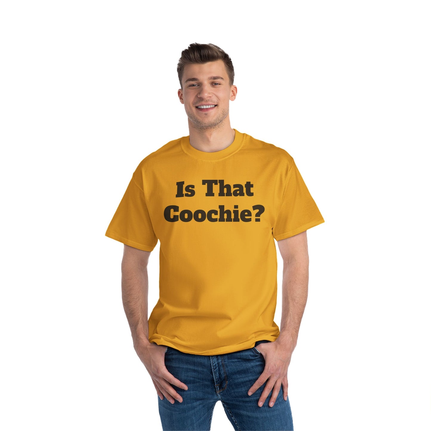 "Is That Coochie?" T-Shirt - Bold & Humorous Graphic Tee