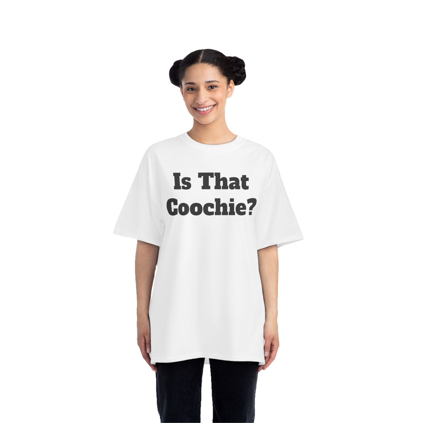 "Is That Coochie?" T-Shirt - Bold & Humorous Graphic Tee