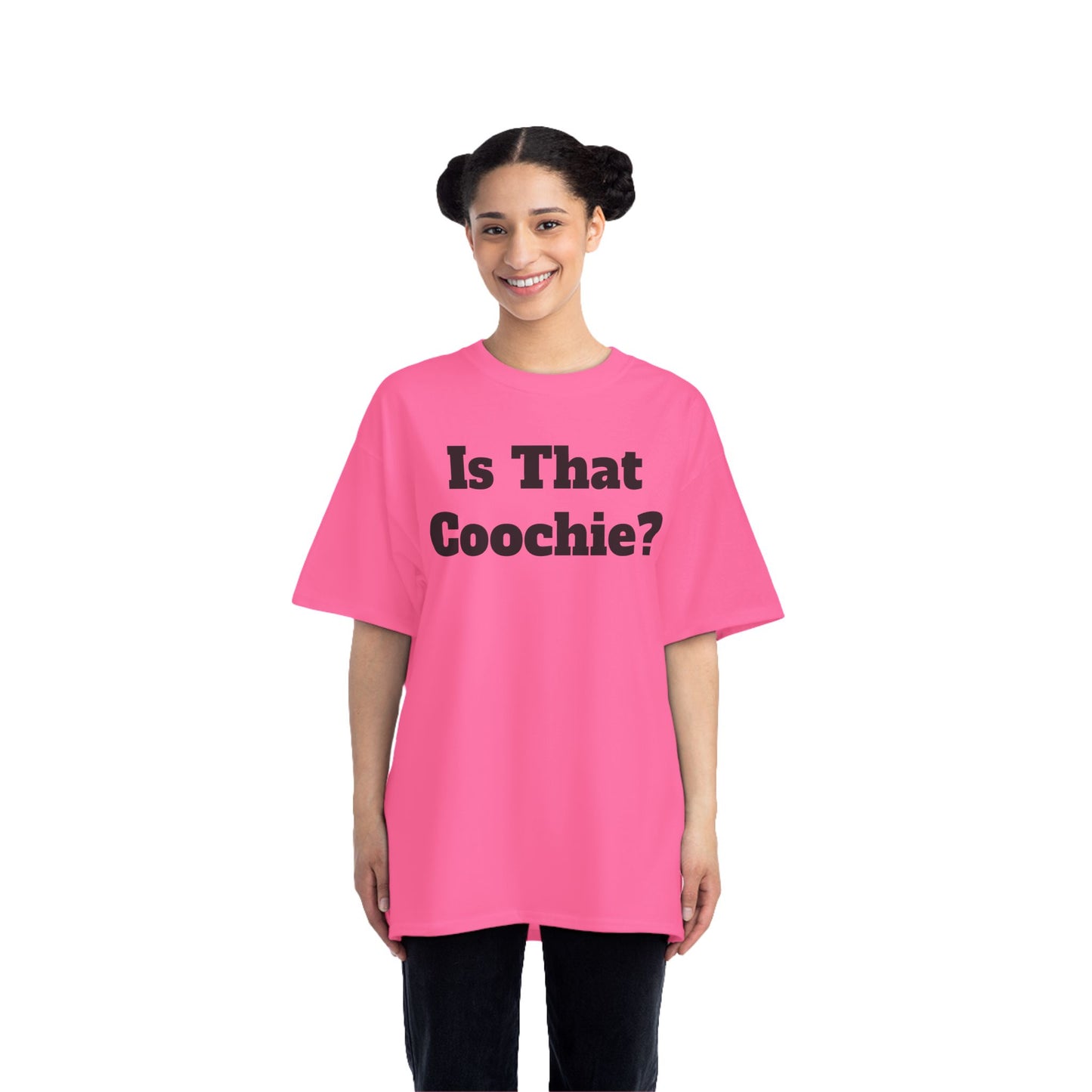 "Is That Coochie?" T-Shirt - Bold & Humorous Graphic Tee