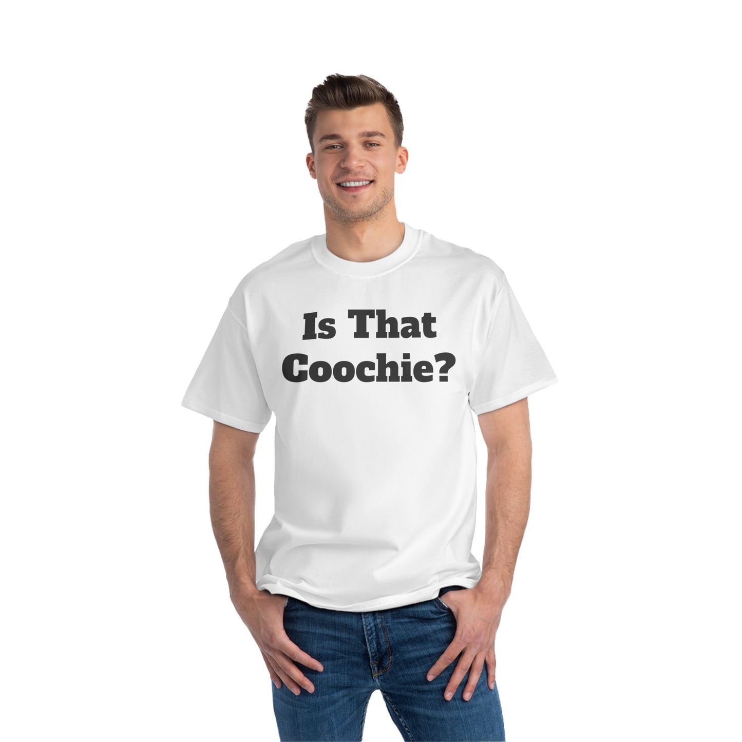 "Is That Coochie?" T-Shirt - Bold & Humorous Graphic Tee